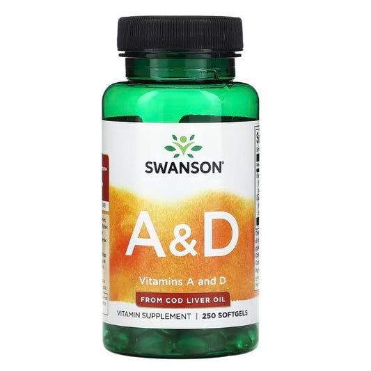 LowCostPH | Swanson, Vitamins A and D, 250 Softgels, Helps Maintain Eyes & Immune Health