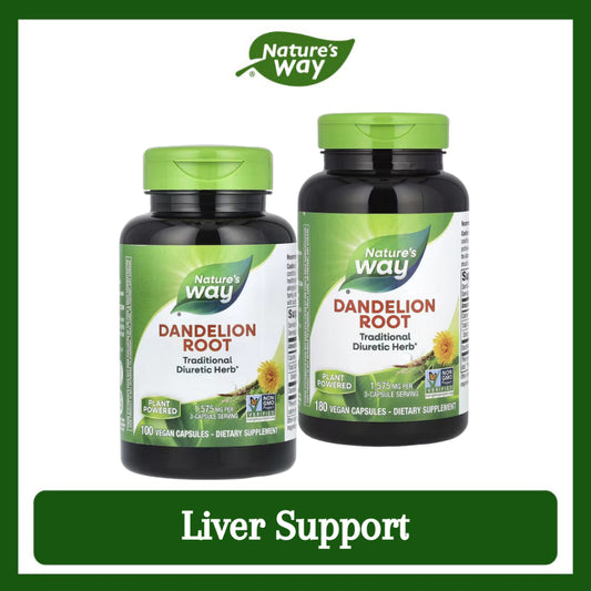 Nature's Way, Dandelion Root ( Liver Support, Digestive Aid & Overall Detoxification )