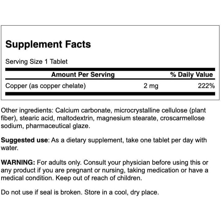 Healthily You | Swanson, Albion Copper, 2 mg, 300 Tablets, 2 mg, 60 Capsules Cellular Health
