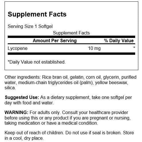 Healthily You | Swanson, Lycopene, 20 mg, 60 Softgels, 10 mg, 120 Softgels, Prostate Health