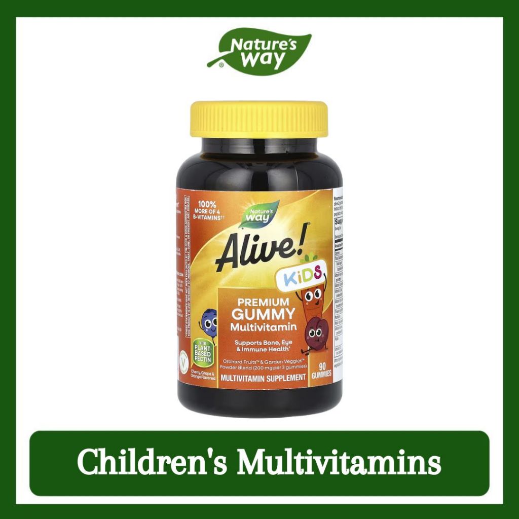 Nature's Way, Alive! Kids, Gummy Multivitamin ( Supports Growth, Immunity, Vision, and Bone Health )