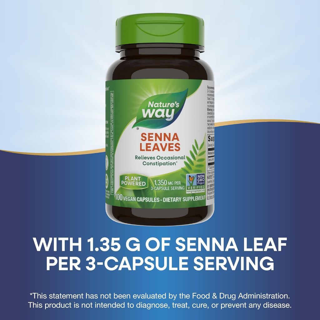 Nature's Way, Senna Leaves ( Supports Colon Cleansing & Relieves Occasional Constipation )