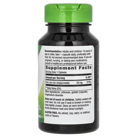 Nature's Way, Zinc Chelate ( Immune System Support, Antioxidant & Cellular Protection )