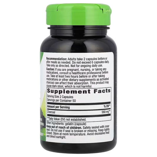 LowCostPH | Nature's Way, Activated Charcoal ( Supports Digestive Comfort & Helps Neutralize Toxins )