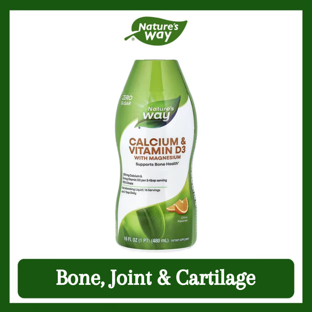 Nature's Way, Calcium & Vitamin D3 with Magnesium, Citrus ( For Additional Bone & Mineral Support )