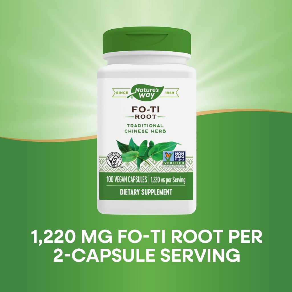 Nature's Way, Fo-Ti Root ( Liver Health & Supports Youthful Vitality )