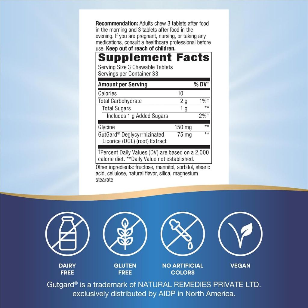 Nature's Way, DGL ( Soothes the Stomach Lining & Immune Support )