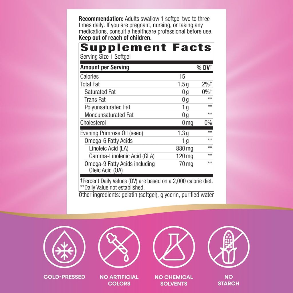 Nature's Way, Evening Primrose ( Skin Health & Hormonal Balance )