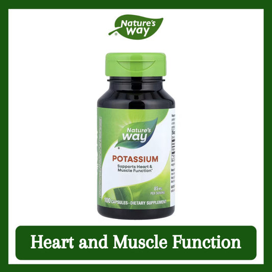 Nature's Way, Potassium ( Heart, Muscle Function & Nerve Transmission )
