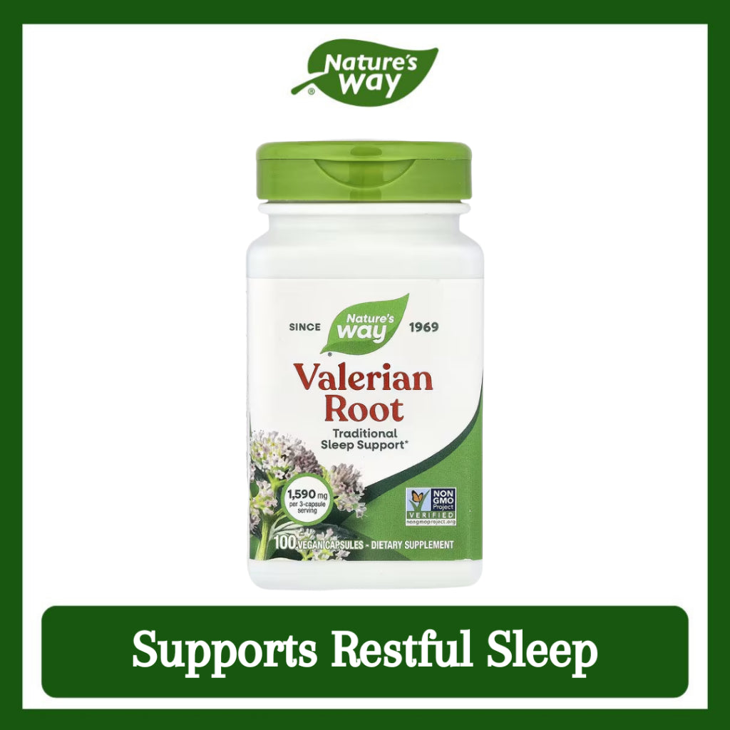 Nature's Way, Valerian Root ( Supports Restful Sleep & Soothes Headaches & Tension )