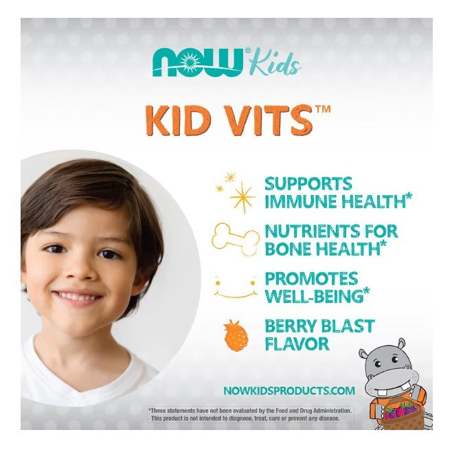 LittleSunshine | NOW Foods, Kids, Kid Vits Berry Lemonade, Grape, Orange, Supports Immune Health