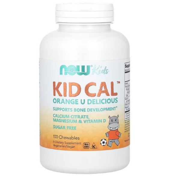 LittleSunshine | NOW Foods, Kid Cal, Orange, California Gold Chewable Calcium with Magnesium