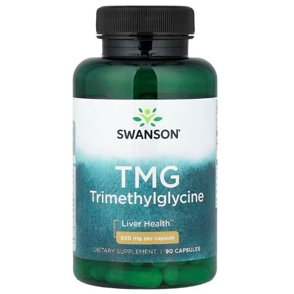 HealthilyYou | Swanson, TMG Trimethylglycine, 500 mg, 90 Capsules Supports Healthy Liver Function