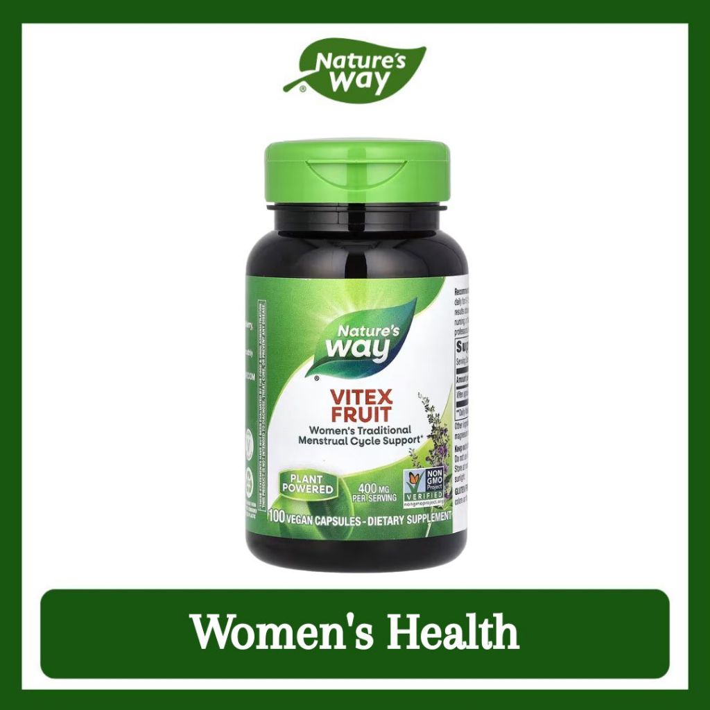 Nature's Way, Vitex Fruit ( Support Menstrual Regularity and Reduce Menstrual Discomfort )