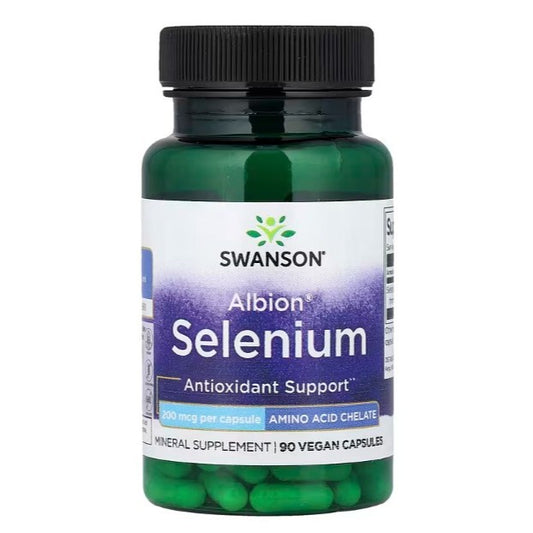 Healthily You | Swanson, Albion® Selenium , 200 mcg, 90 Vegan Capsules Antioxidant Support