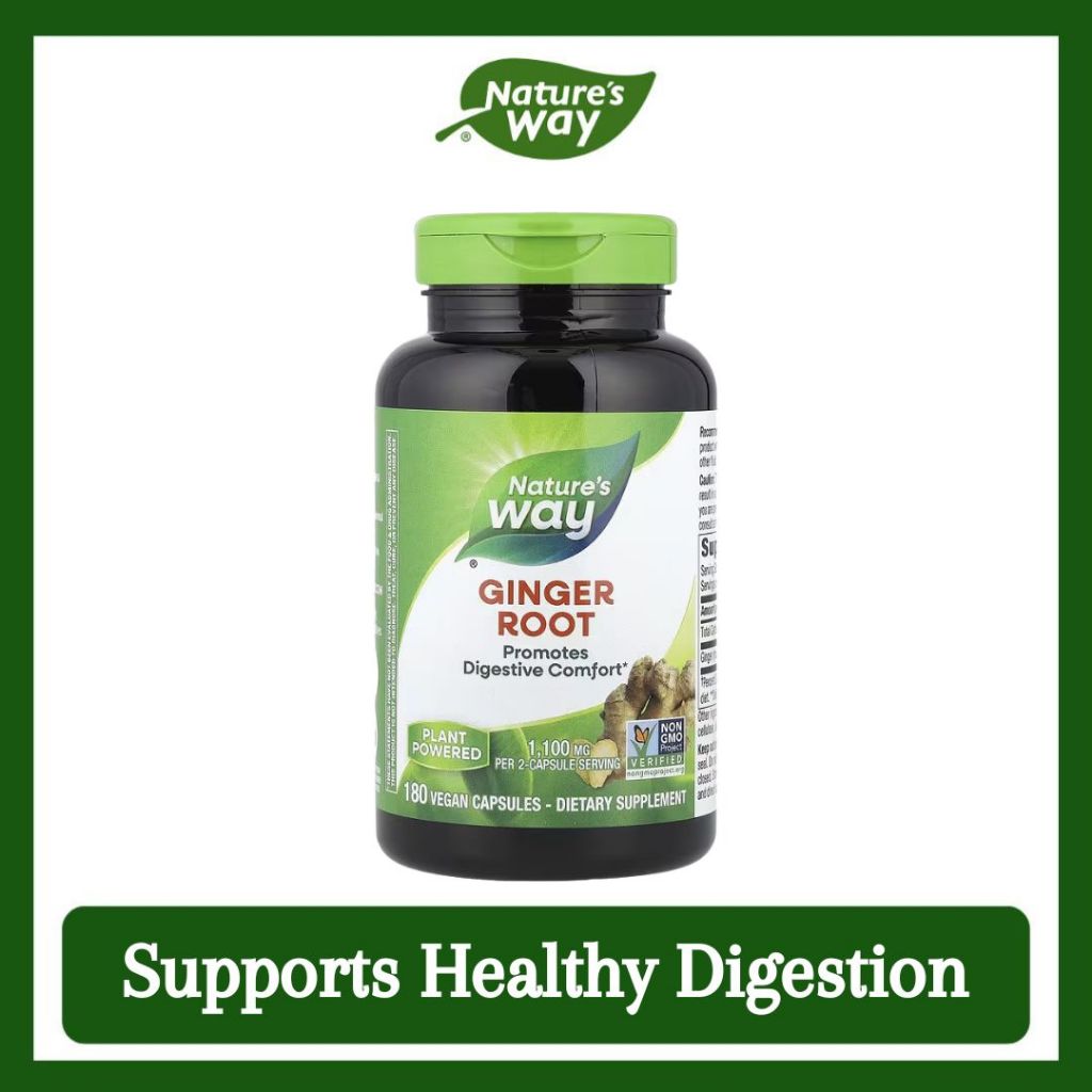 Nature's Way, Ginger Root ( Supports Healthy Digestion, Eases Indigestion & Mild Heartburn )