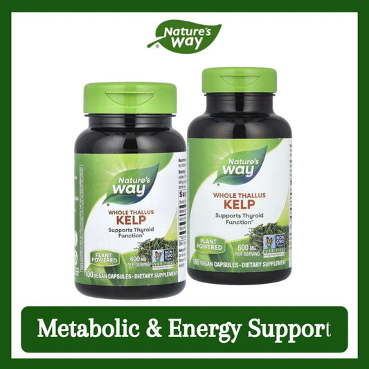 Nature's Way, Kelp, Whole Thallus ( Thyroid Support, Metabolic & Energy Support )