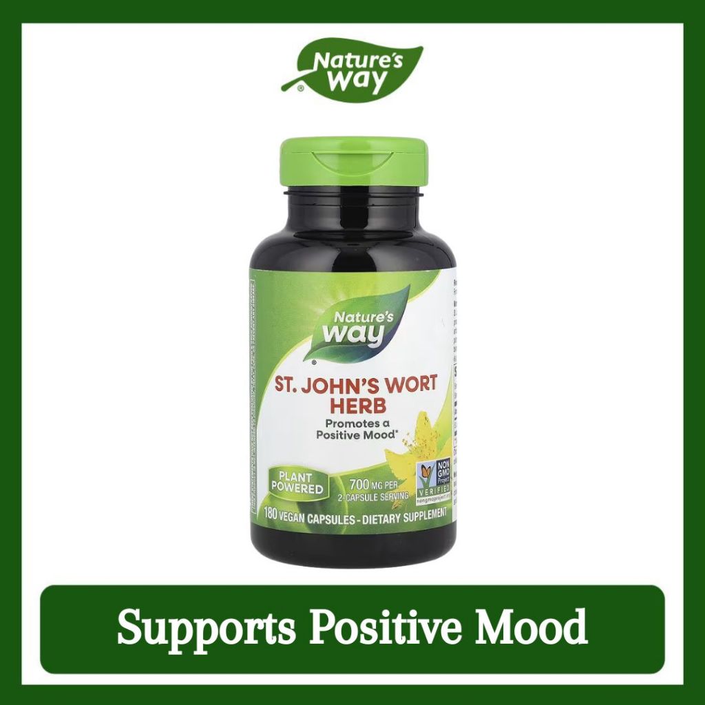 LowCostPH | Nature's Way, St. John's Wort Herb ( Supports Positive Mood & Emotional Balance )
