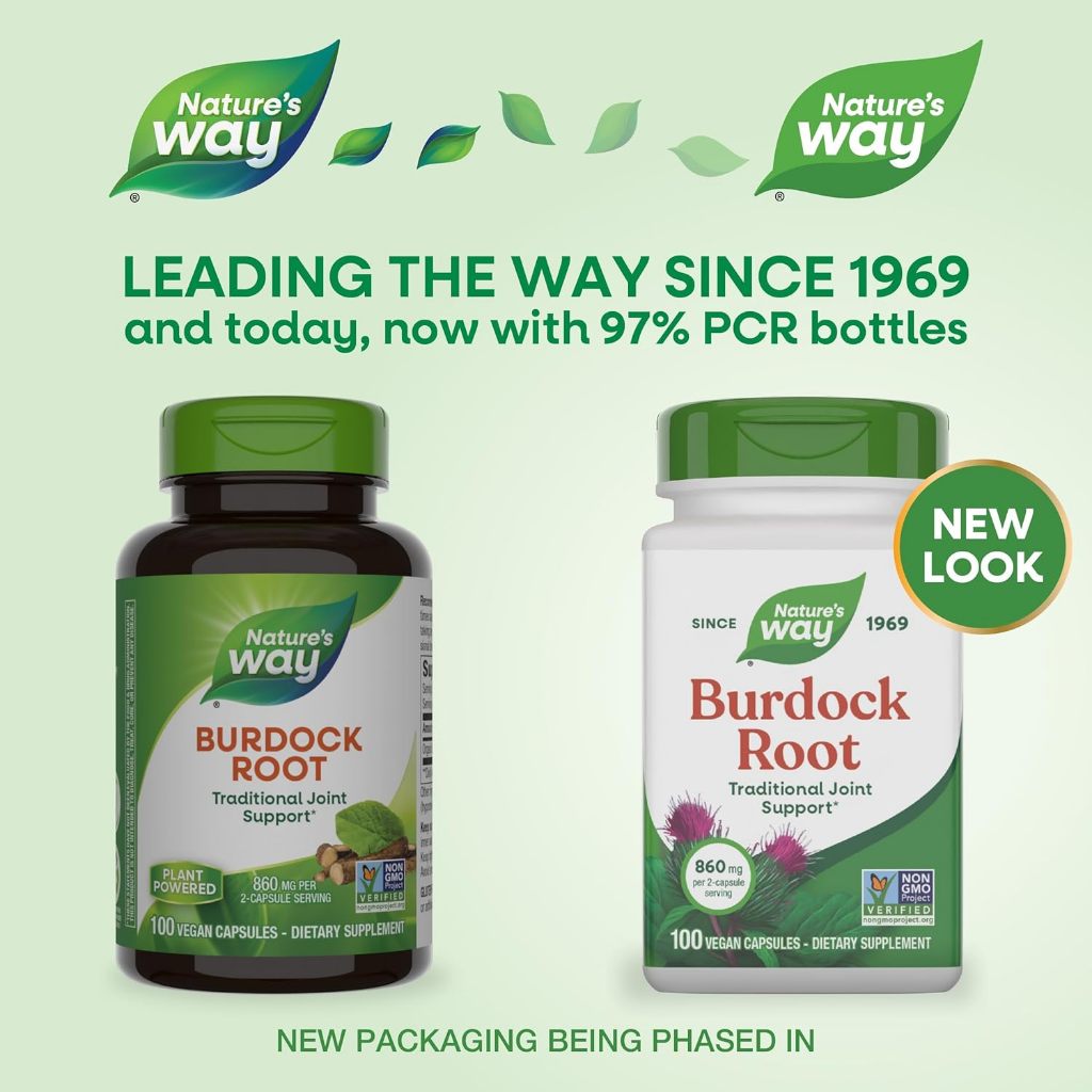 Nature's Way, Burdock Root ( Joint Health, Antioxidant Support & Digestive Support )