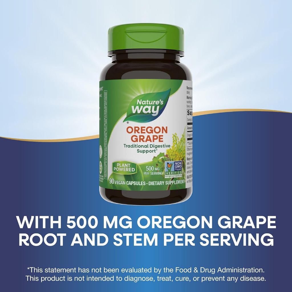 Nature's Way, Oregon Grape ( Digestive Health & Antimicrobial Support )