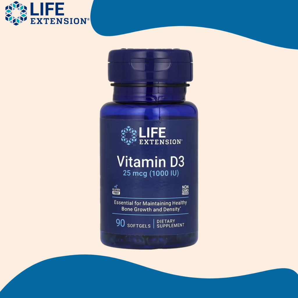 Life Extension, Vitamin D3 ( Bone Health, Immune System Support, Brain & Cardiovascular Health )