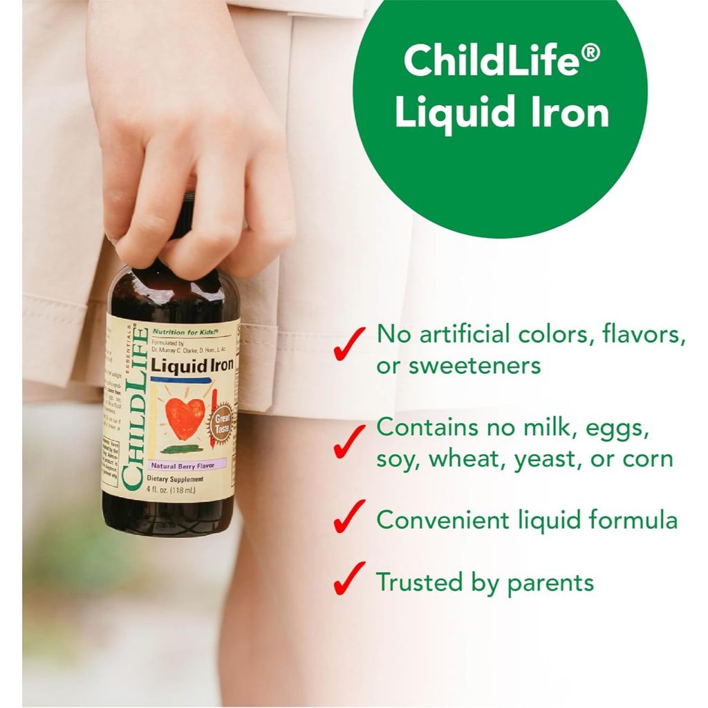 LittleSunshine | ChildLife Essentials, Liquid Iron, Berry, Zinc Plus™, Natural Mango Strawberry