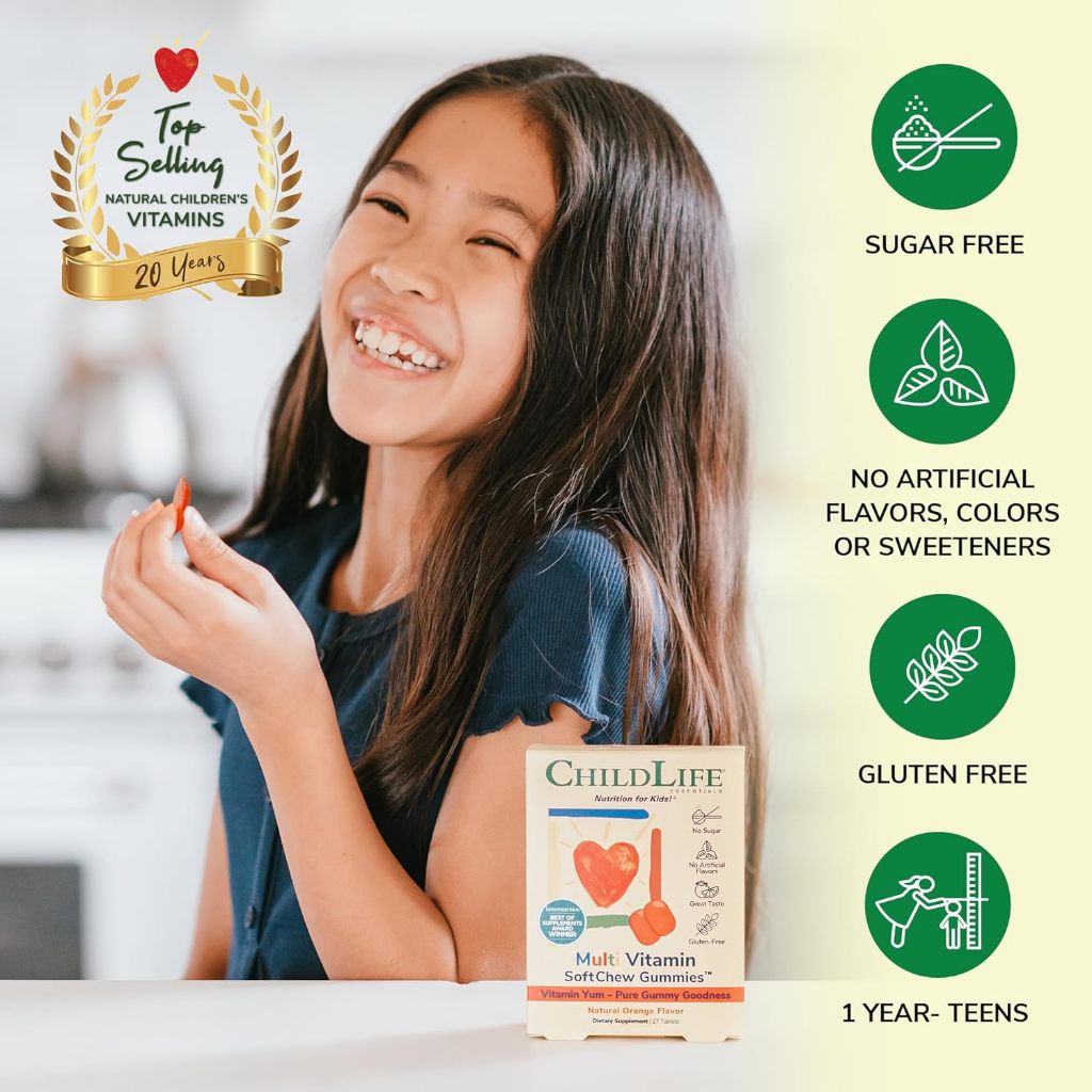 LittleSunshine | ChildLife Essentials, Multi Vitamin & Mineral, Natural Orange/Mango, Immune Health