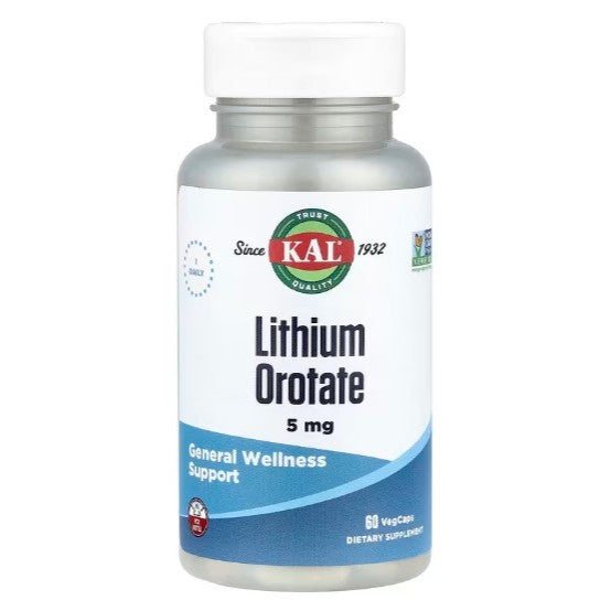 NaturalSolutions | Swanson, KAL, Lithium Orotate, 5 mg, Brain and Nervous System Health