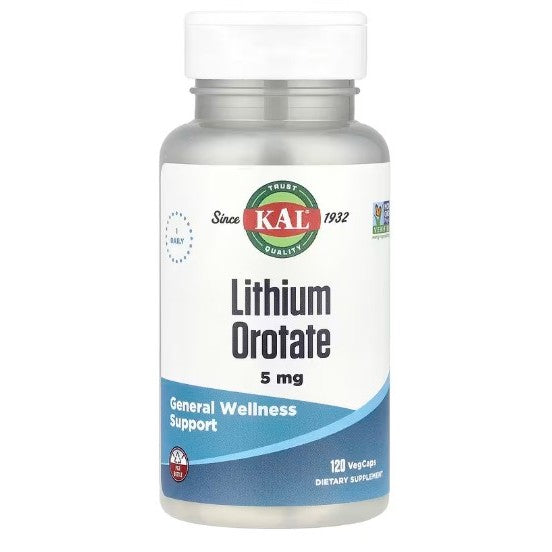 NaturalSolutions | Swanson, KAL, Lithium Orotate, 5 mg, Brain and Nervous System Health