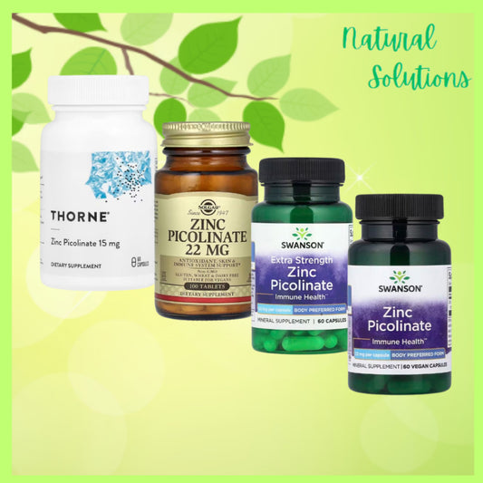 NaturalSolutions | Swanson, Solgar, Zinc Picolinate, 22 mg, 50 mg, 15 mg, Immune Health