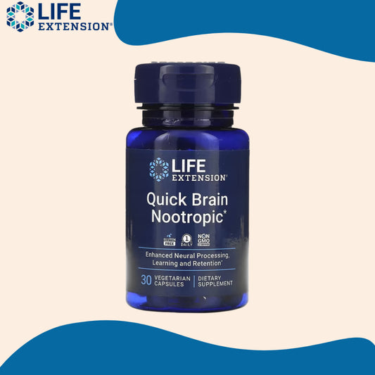 Life Extension, Quick Brain Nootropic ( Enhances Mental Alertness and Processing Speed )