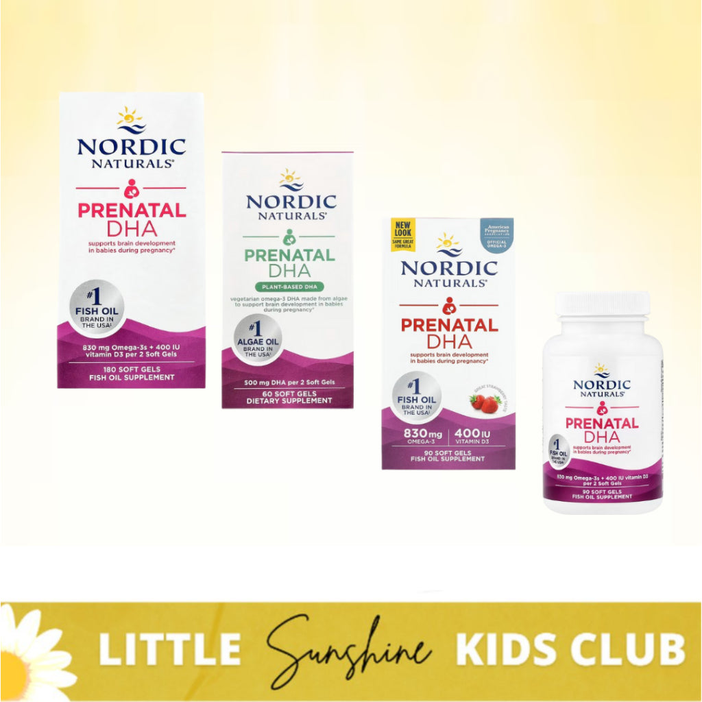 LittleSunshine | Nordic Naturals, Prenatal DHA, 830 mg Omega-3s + 400 IU Vitamin D3 Per 2 Soft Gels