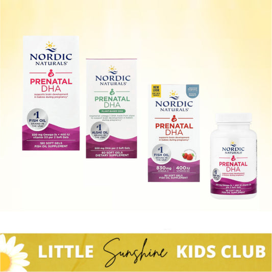 LittleSunshine | Nordic Naturals, Prenatal DHA, 830 mg Omega-3s + 400 IU Vitamin D3 Per 2 Soft Gels