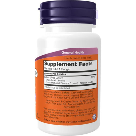 USA Supplements | NOW Foods, Lutein ( Supports Healthy Vision )