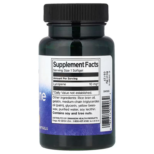 USA Supplements | Swanson, Lycopene, 10 mg, 120 Softgels ( Heart and Cardiovascular Health )