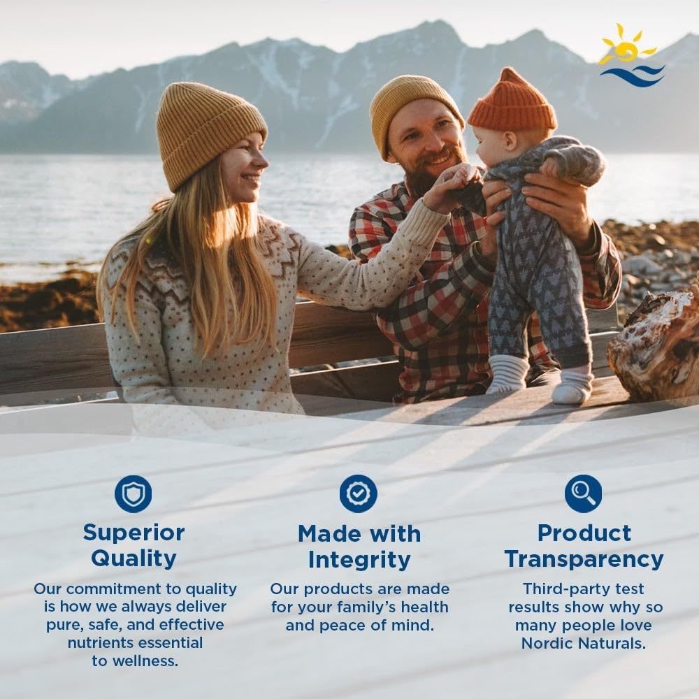 LittleSunshine | Nordic Naturals Daily Omega Kids Omega-3 Fishies, Fish Oil Supplement Brain Support