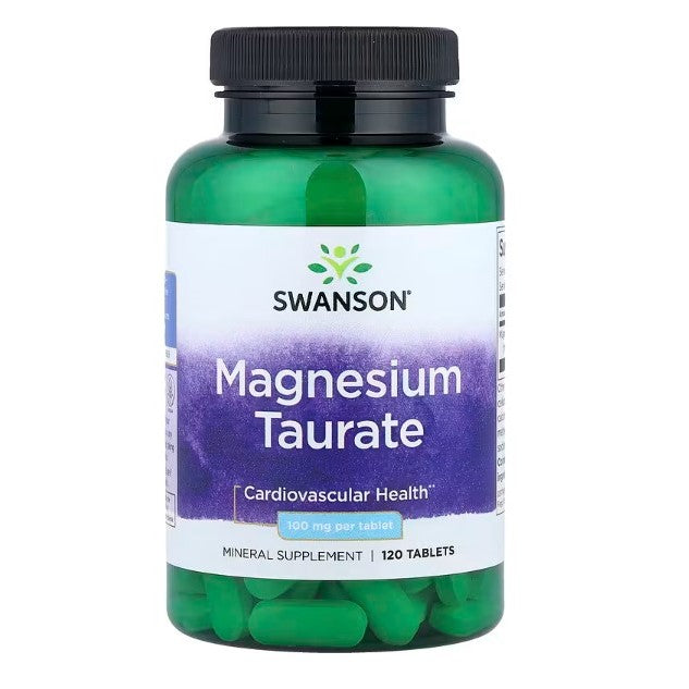 HealthilyYou | Swanson, Magnesium Taurate, 100 mg 120 tablets Cardiovascular Health