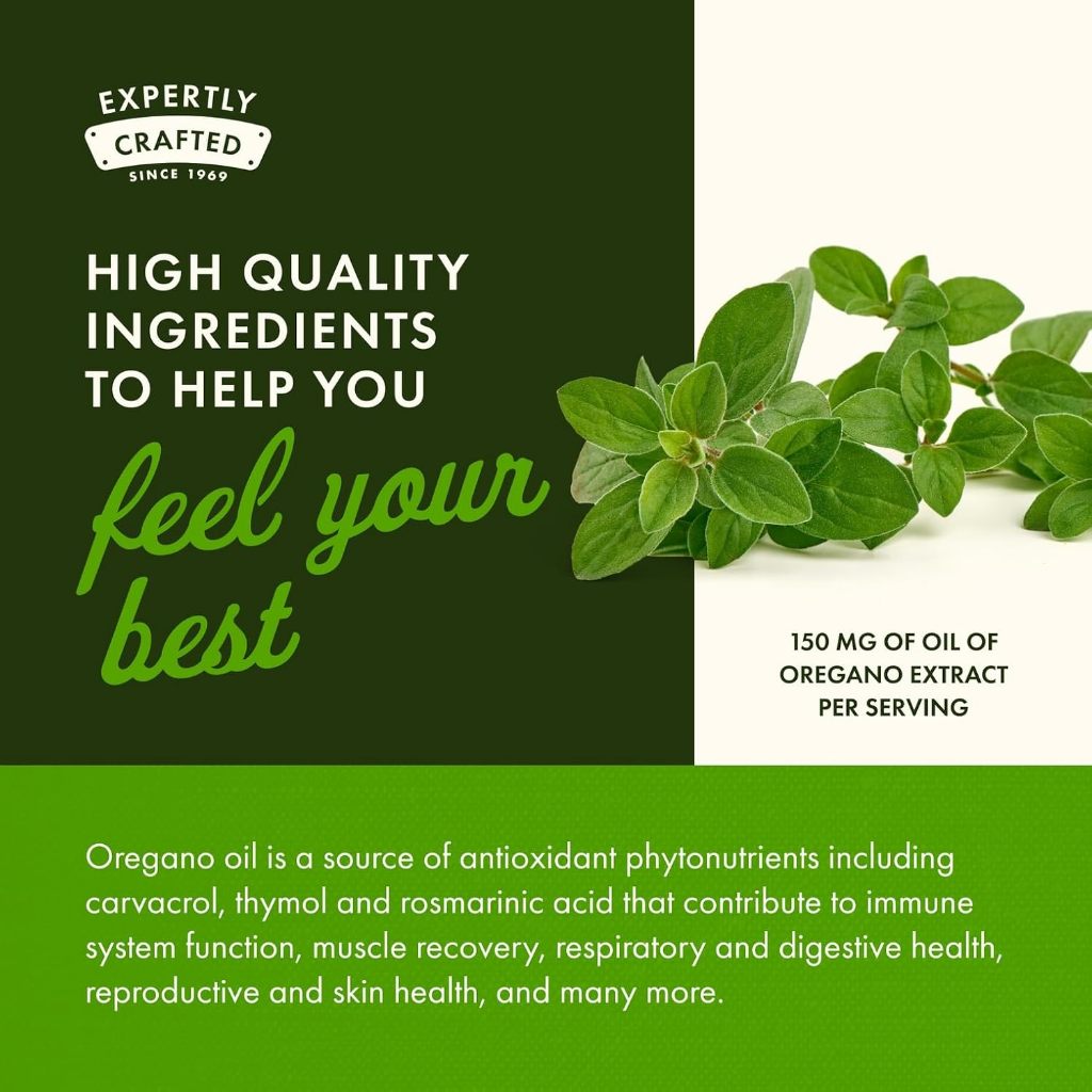 HealthilyYou | Swanson, Oregano Oil, 120 Softgels (150 mg per Softgel) Digestive Health