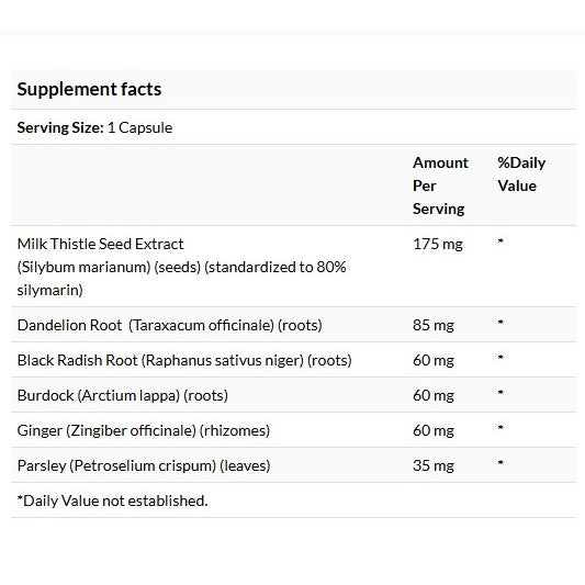 HealthilyYou | Swanson, Milk Thistle Combination, 60 Capsules Supports Detoxification in the Liver