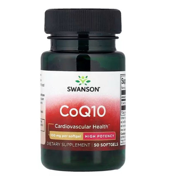 HealthilyYou | Swanson, CoQ10, High Potency, 100 mg, 400 mg, Softgels Cardiovascular Health