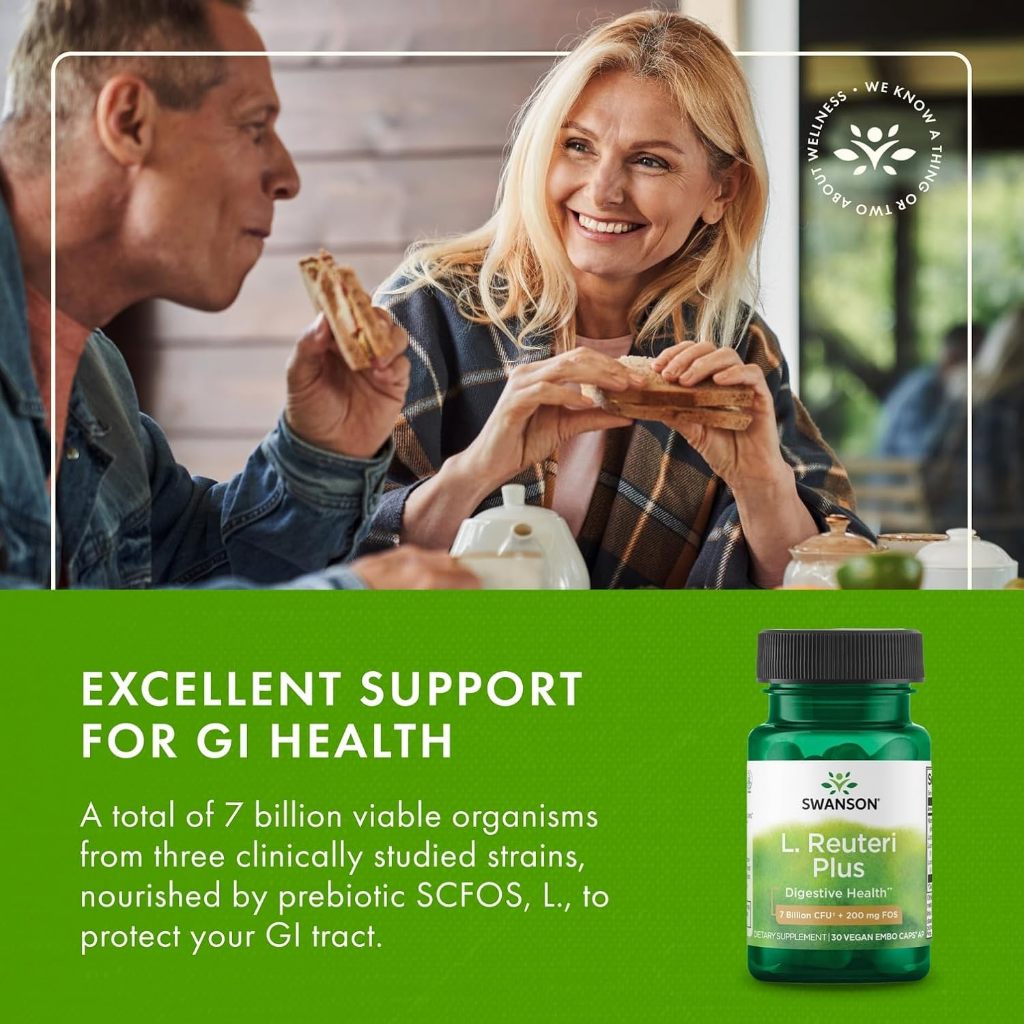 HealthilyYou | Swanson, L. Reuteri Plus, 30 Vegan EMBO Caps® AP Immune & Digestive Health