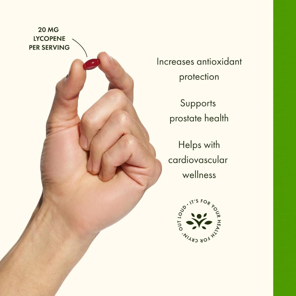 Healthily You | Swanson, Lycopene, 20 mg, 60 Softgels, 10 mg, 120 Softgels, Prostate Health