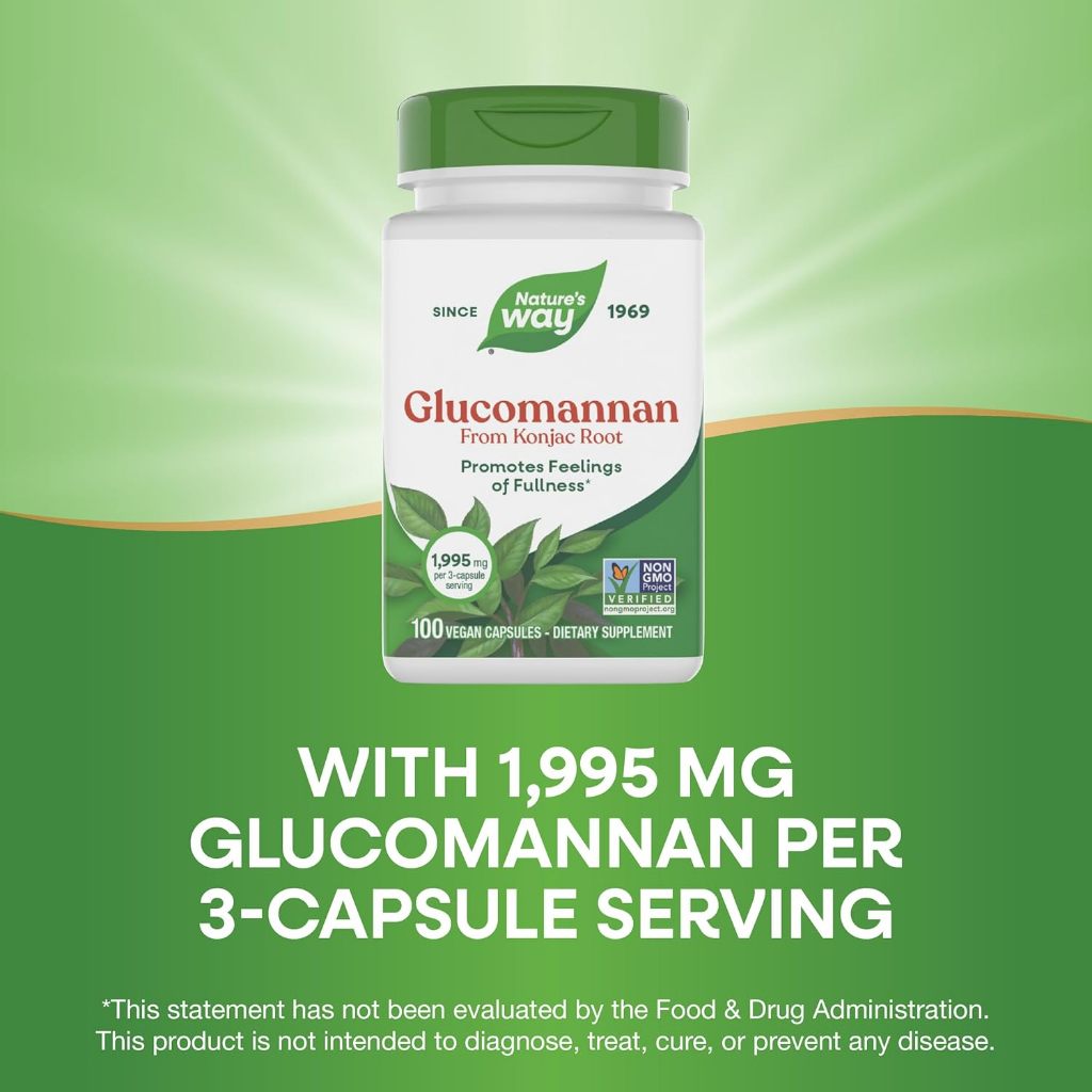 Nature's Way, Glucomannan from Konjac Root ( Supports Overall Digestive Health )