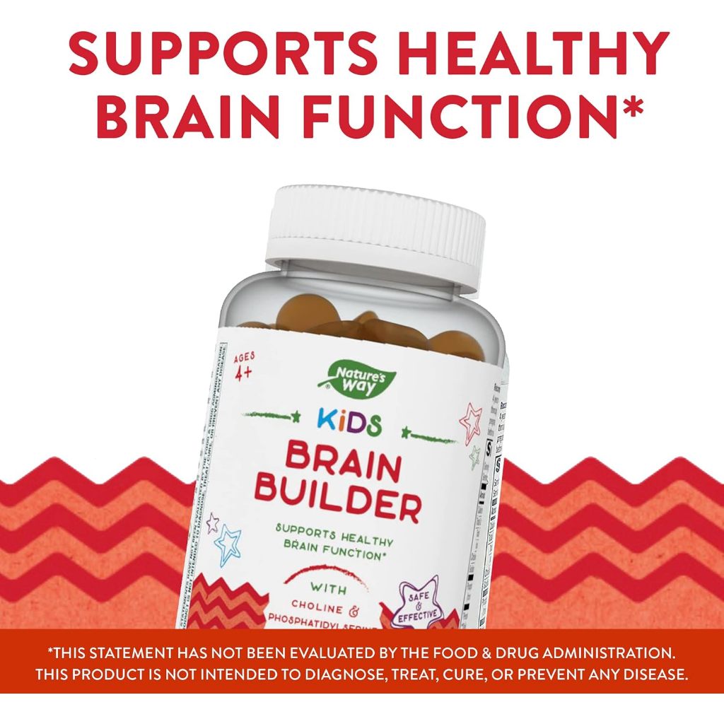 Nature's Way, Kids Brain Builder ( Children's Brain & Cognitive Support )