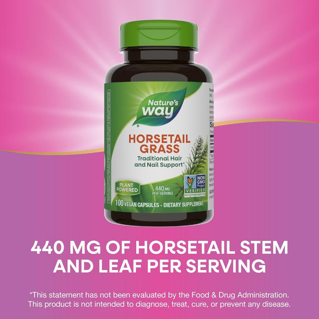 Nature's Way, Horsetail Grass ( Hair, Skin & Nail Support, Bone & Connective Tissue Support )