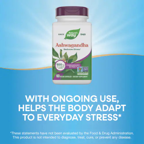 Nature's Way, Ashwagandha, Premium Extract ( Stress Relief & Adaptogenic Support )