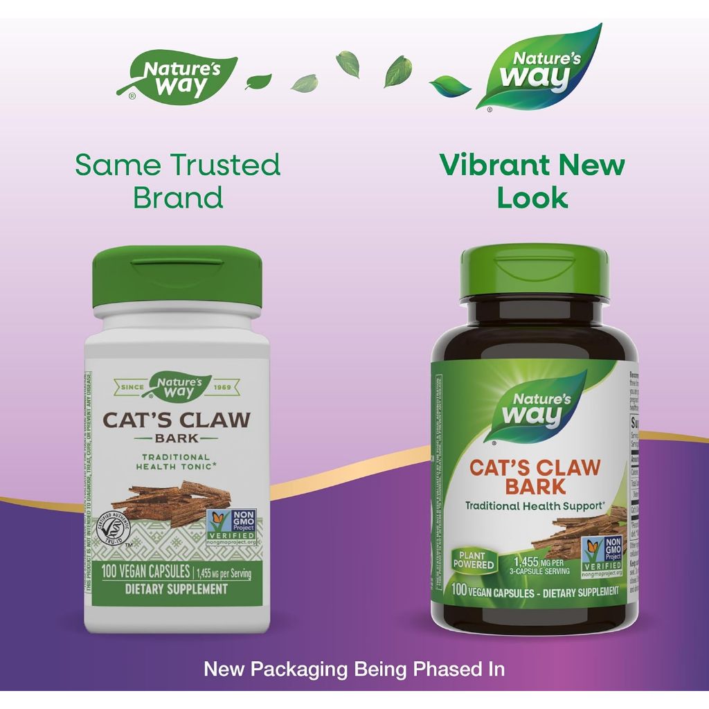 Nature's Way, Cat's Claw Bark ( Immune Support & Antioxidant Properties )