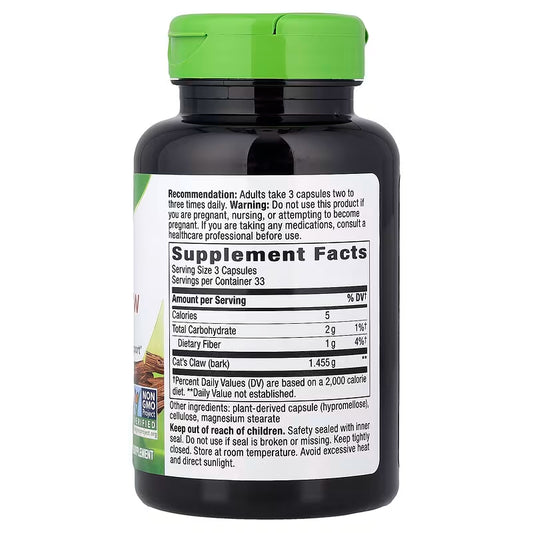 LowCostPH | Nature's Way, Cat's Claw Bark ( Immune Support & Antioxidant Properties )