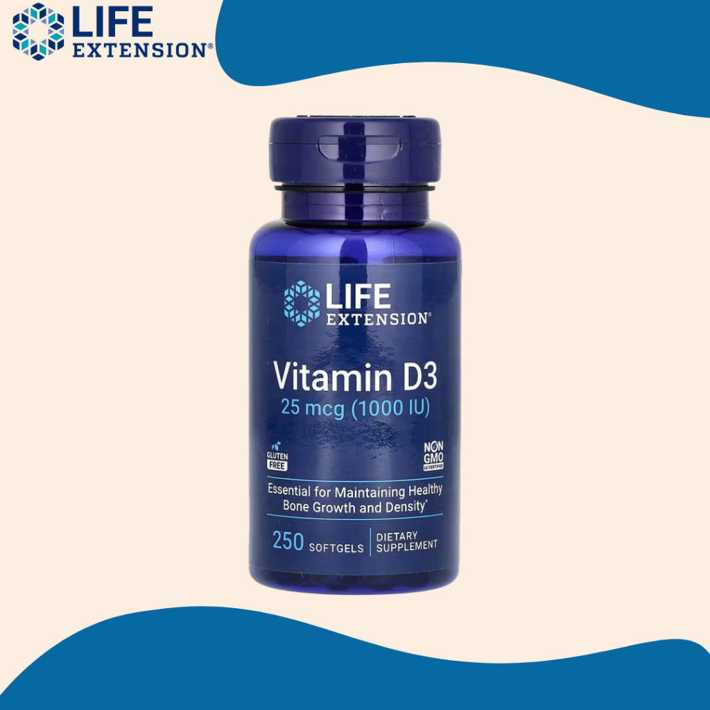 Life Extension, Vitamin D3 ( Bone Health, Immune System Support, Brain & Cardiovascular Health )