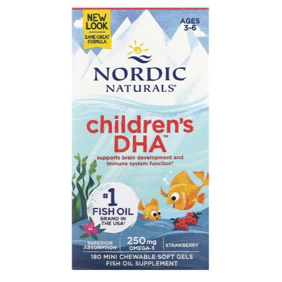 NaturalSolutions | Nordic Naturals, Children's DHA  Ages 3+ Vegan Softgels, Gummies, Brain Health